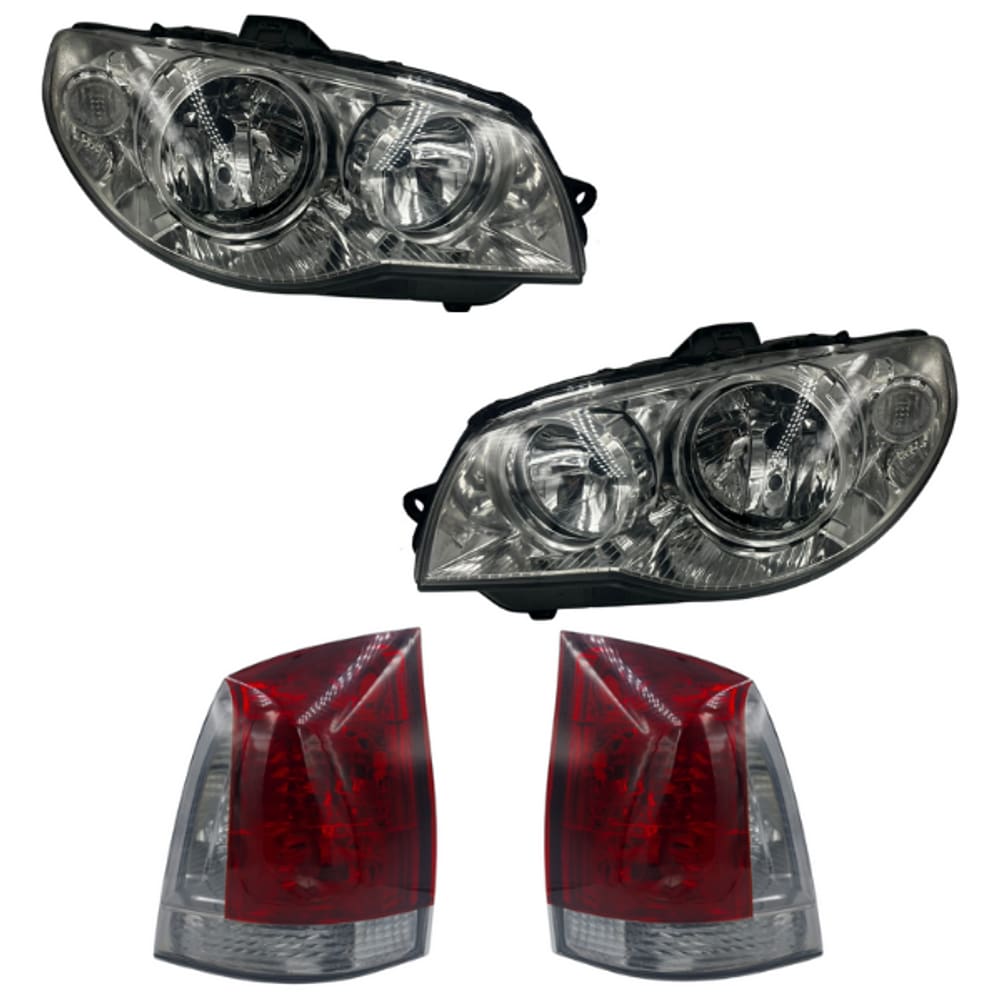 Kit Farol Palio G3 Cromado+lanterna Fume 2004 Á 2015