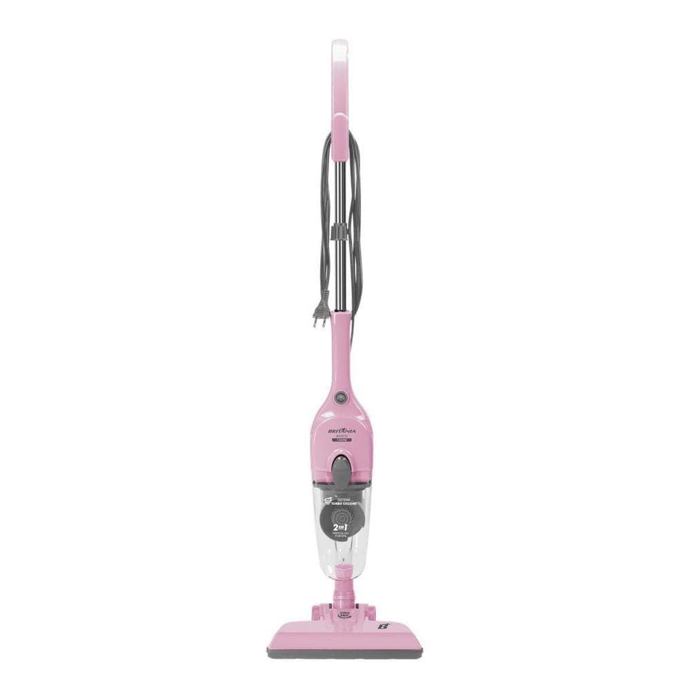 Aspirador de Pó Rosa Vertical Britânia 2 em 1 1400W BASE30
