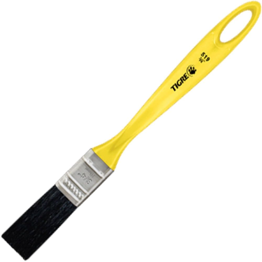 Trincha Média para Pintura 519 com Filamento Sintético Preto 3/4”” - 60519003 - PINCEIS TIGRE