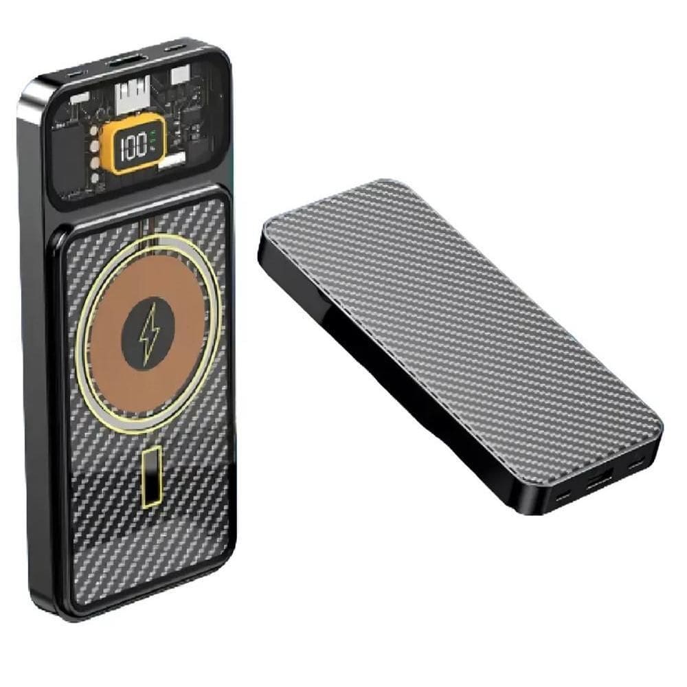 Power Bank Carregador Portatil Indução 10000mAh PD 22.5W Turbo - Yd-33
