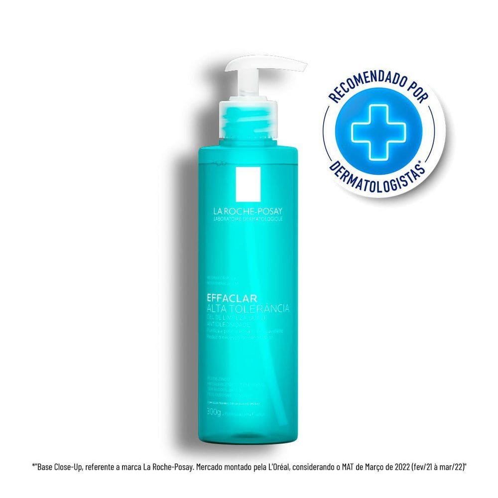 Gel de Limpeza Facial Effaclar Alta Tolerância La Roche-Posay 300g