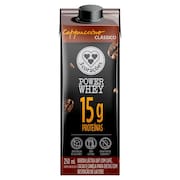 Bebida Lactea 3 Coracões Power Whey com 15g de Proteína Cappuccino Clássico 250ml