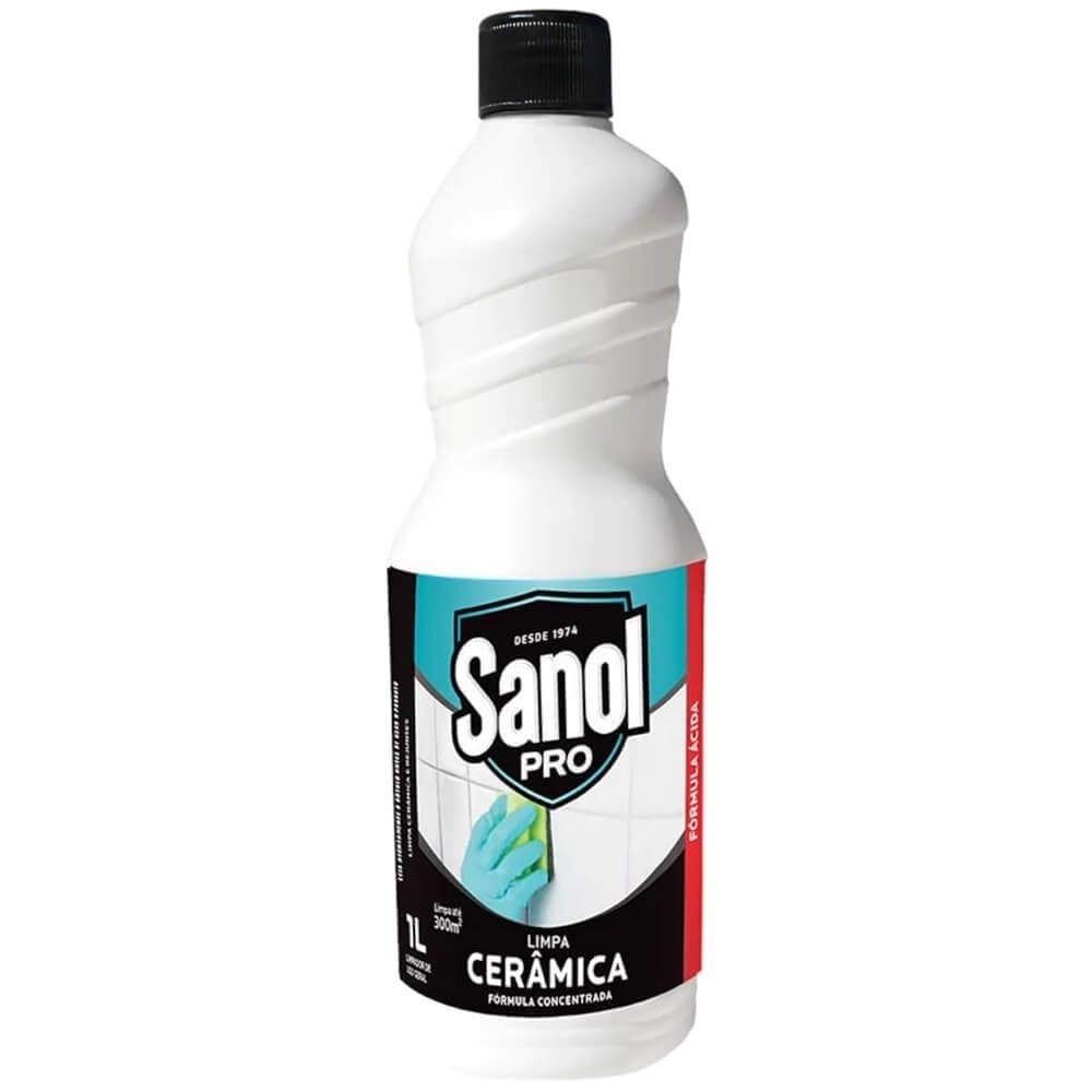 Limpa Cerâmica Pro 1 Litro - 9082 - SANOL