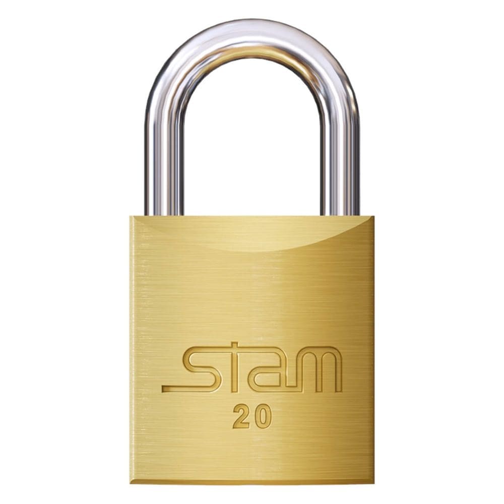Cadeado 20mm de Latão Maciço - 308 - STAM