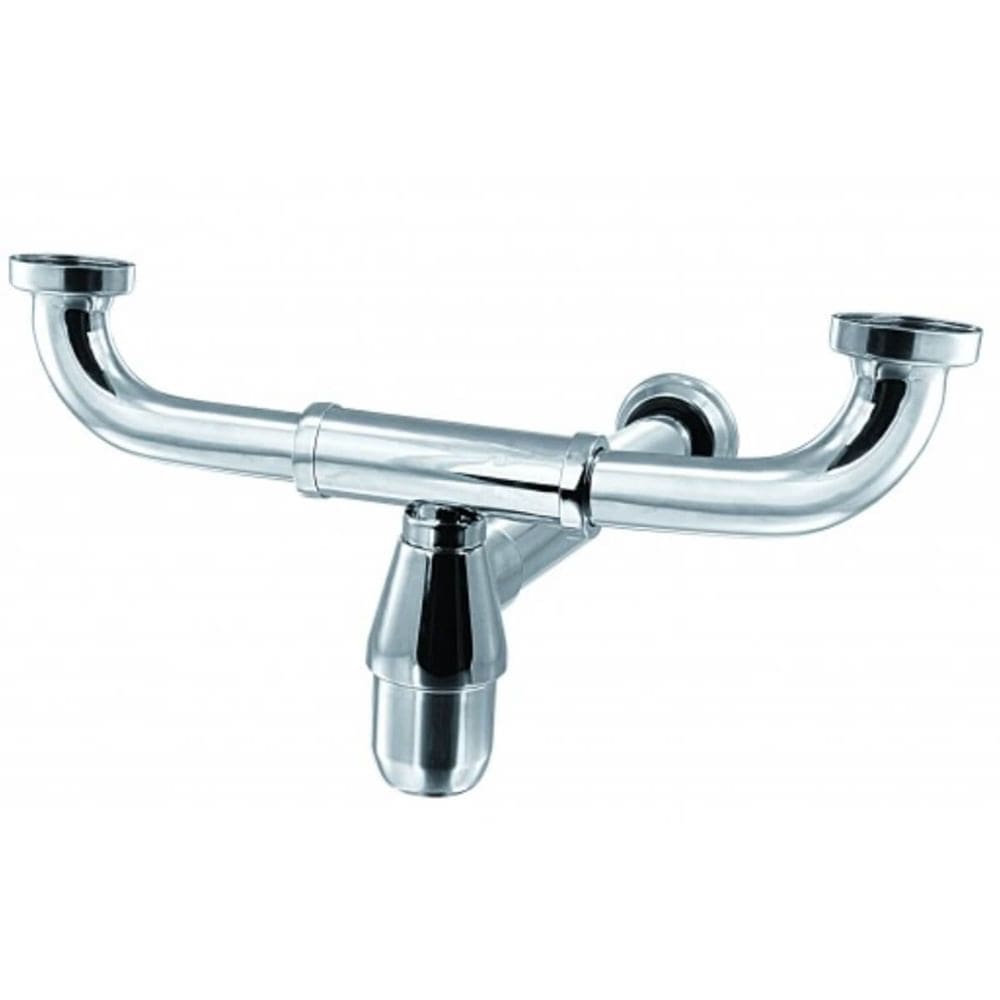 Sifão Duplo Regulável Cromada para Pia Americana 1.1/2”” x 2”” - VSM029CWC - ESTEVES