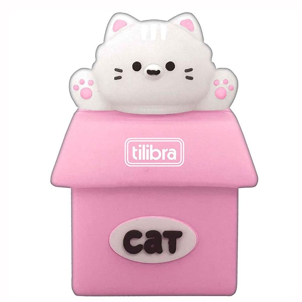 Apontador simples Purrfect Cats 1 furo 353655 - Tilibra