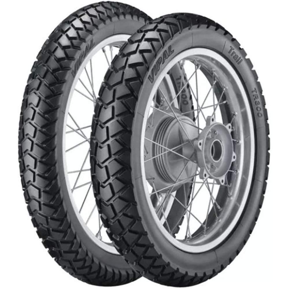 Par Pneu Bros 150 Xre 190 Crosser 150 120/90-17 + 90/90-19 Tr300 Vipal