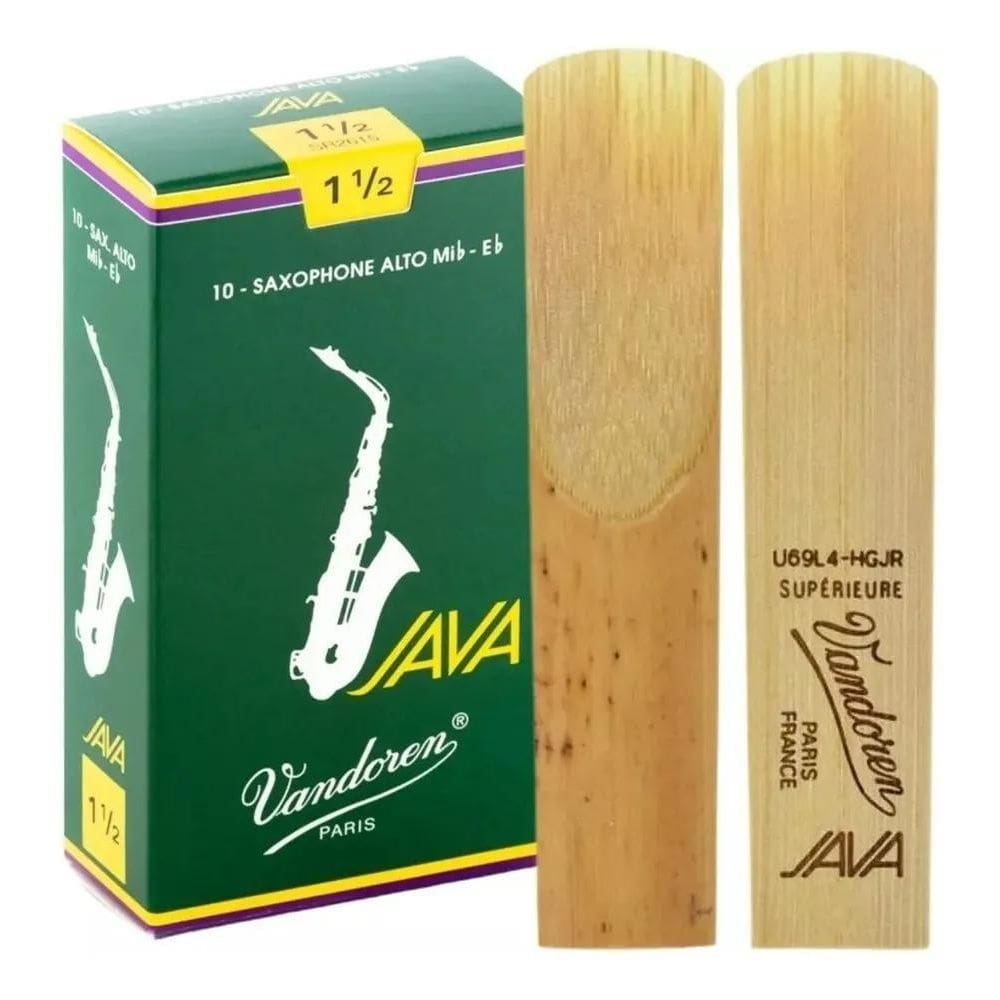 3X 2 Palheta Sax Alto Vandoren Java Origina 1 1,5 2 2,5 3 3,