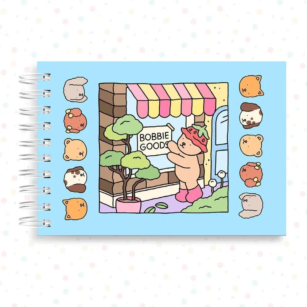 3X Livro Colorir Bobbie Goods Ursinho 50 Folhas Com 50 Desen