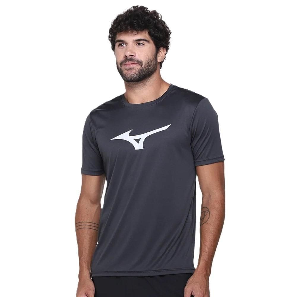 Camiseta Masculina Mizuno Big Logo Malha MIMSS4667