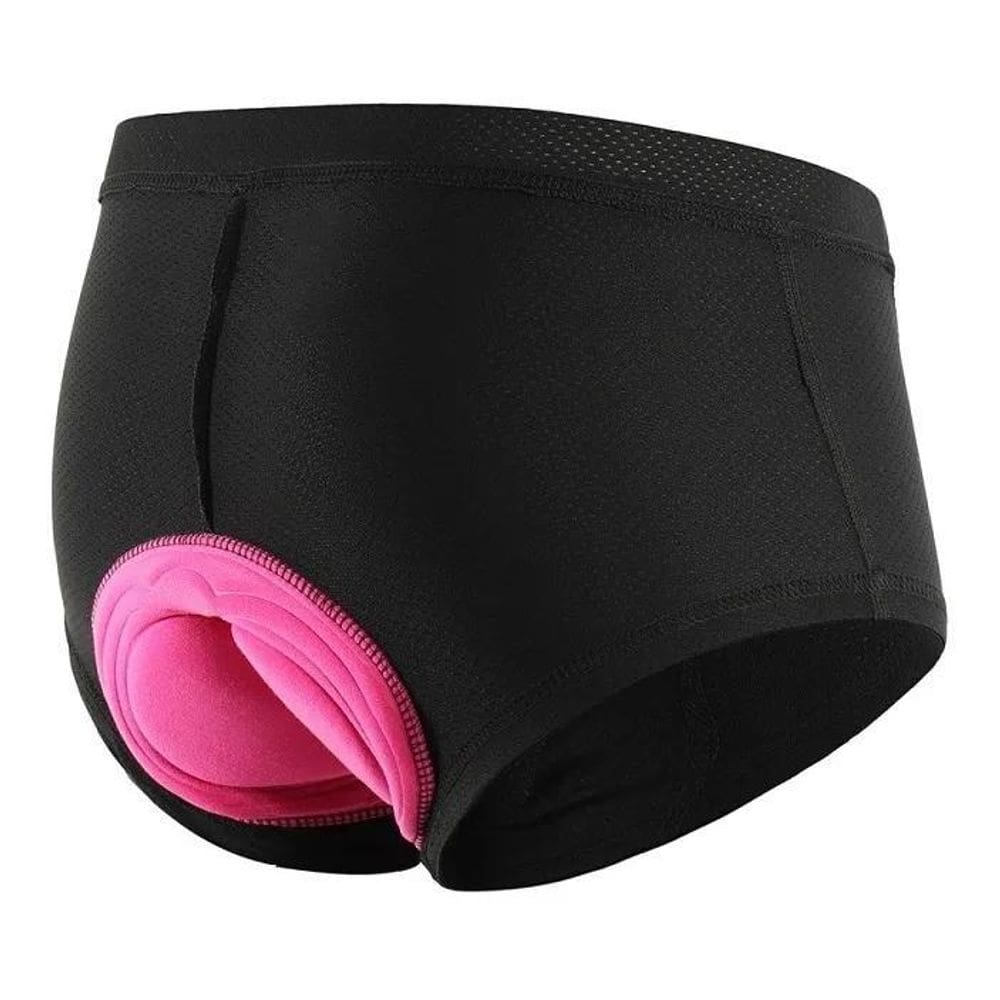 3X Bermuda Gel 3D Feminina Rosa Coolmax Ciclismo Bicicleta B