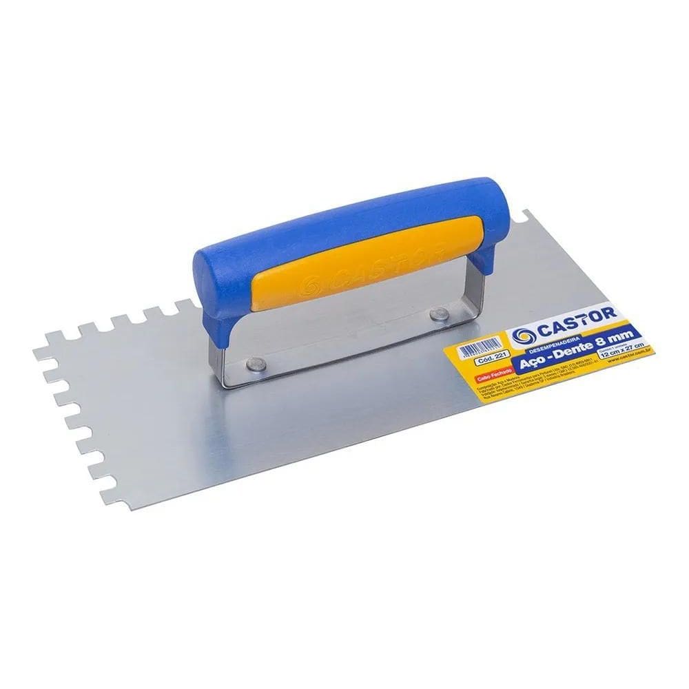 3X Desempeno Aço Dente 8Mm - Castor