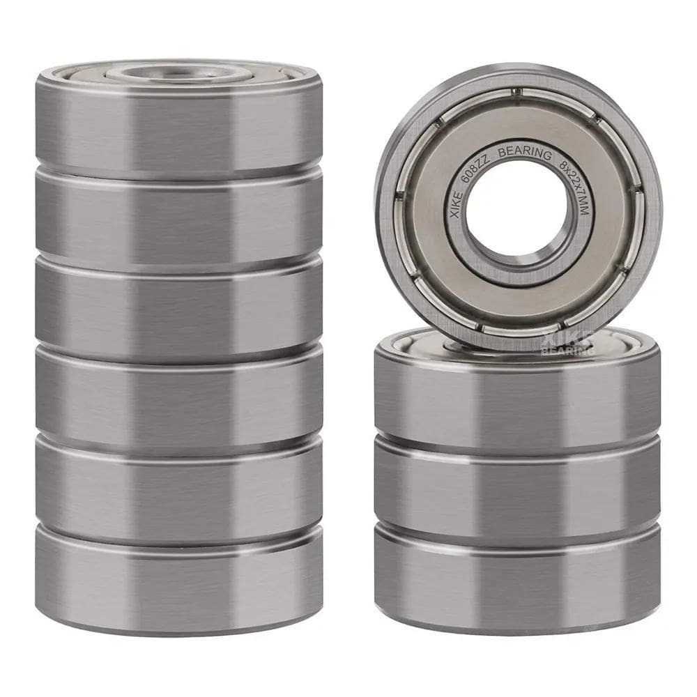 3X Kit 8 Micro Rolamento 608 Z Zz- 608Z 4X13X5Mm Abec-7