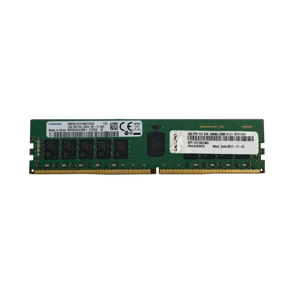 Memória Servidor 16GB DDR4 Lenovo ThinkSystem ST50 - PC4-3200 - ECC - CL22 - 288-Pin - DIMM
