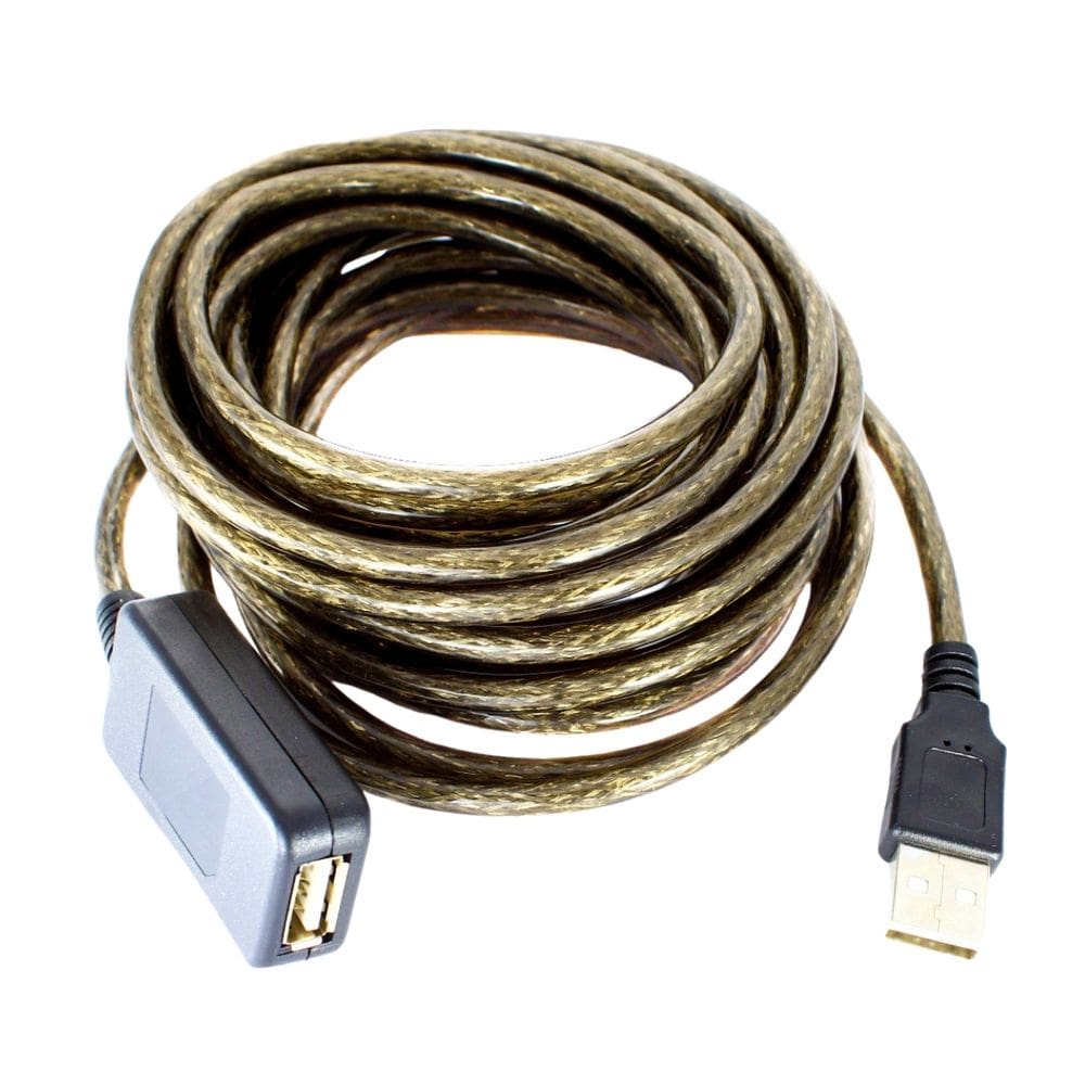 Cabo Extensão Usb A Macho Fêmea Com Malha E Amplificador 2.0 10m Storm