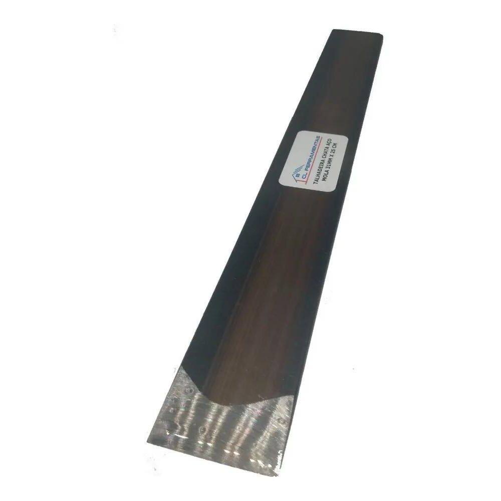 3X Talhadeira Chata Aço Mola 31Mm X 25 Cm