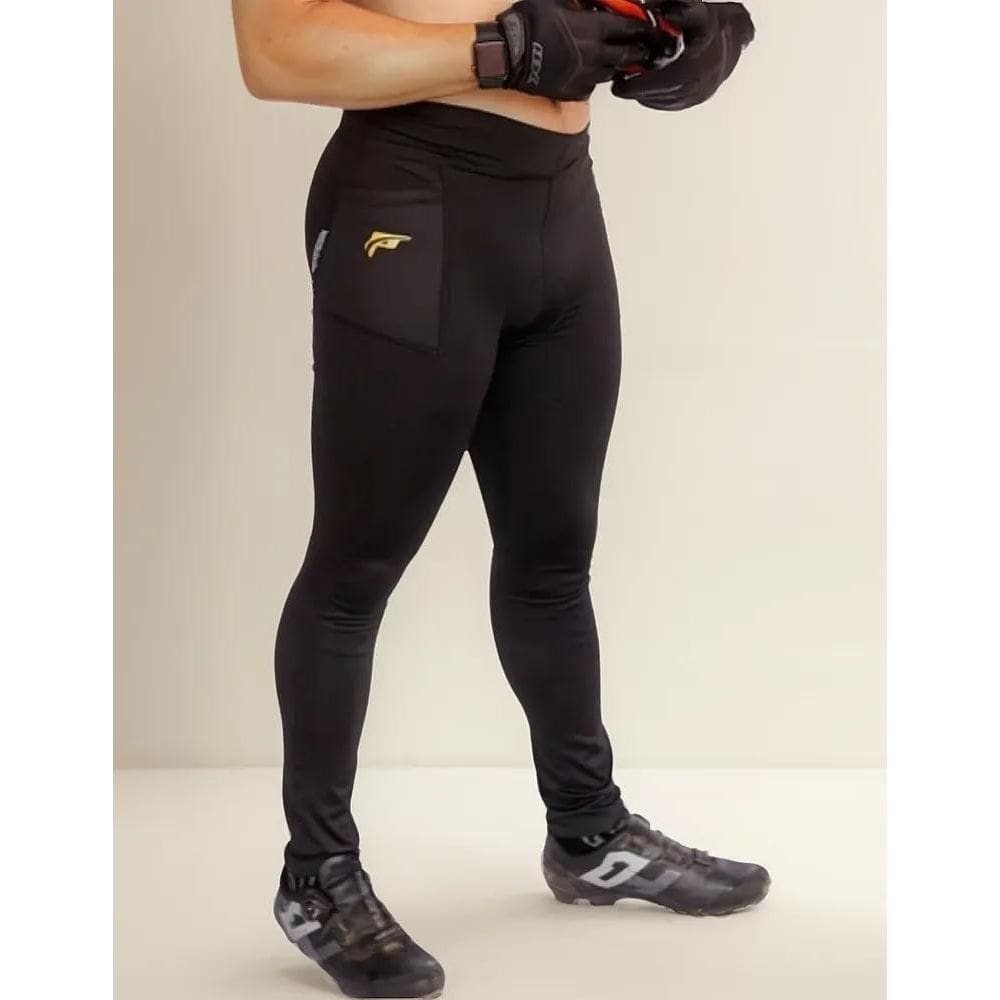 3X Calça Ciclismo Bike Masculina Forro Gel 2 Bolsos Pazani