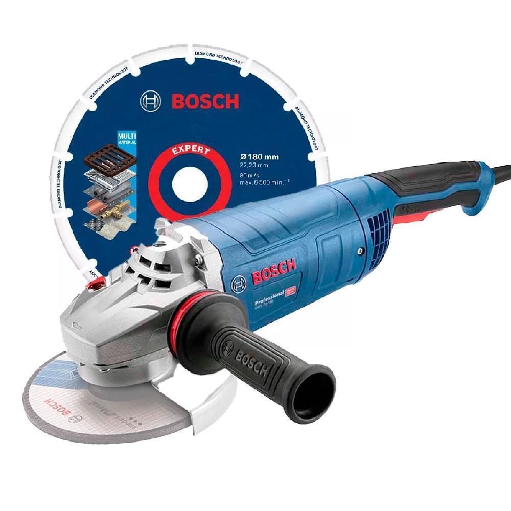 Esmerilhadeira Angular Gws 25-230 Com Disco De Corte Bosch