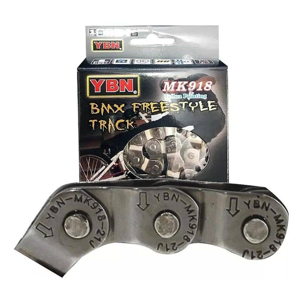 3X Corrente Bmx Ybn Halflink Meio Elo Grossa Single Speed Bm