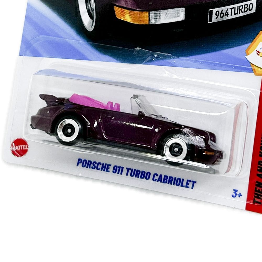 Hot Wheels Then And Now Porsche 911 Turbo Cabriolet - Hyw37