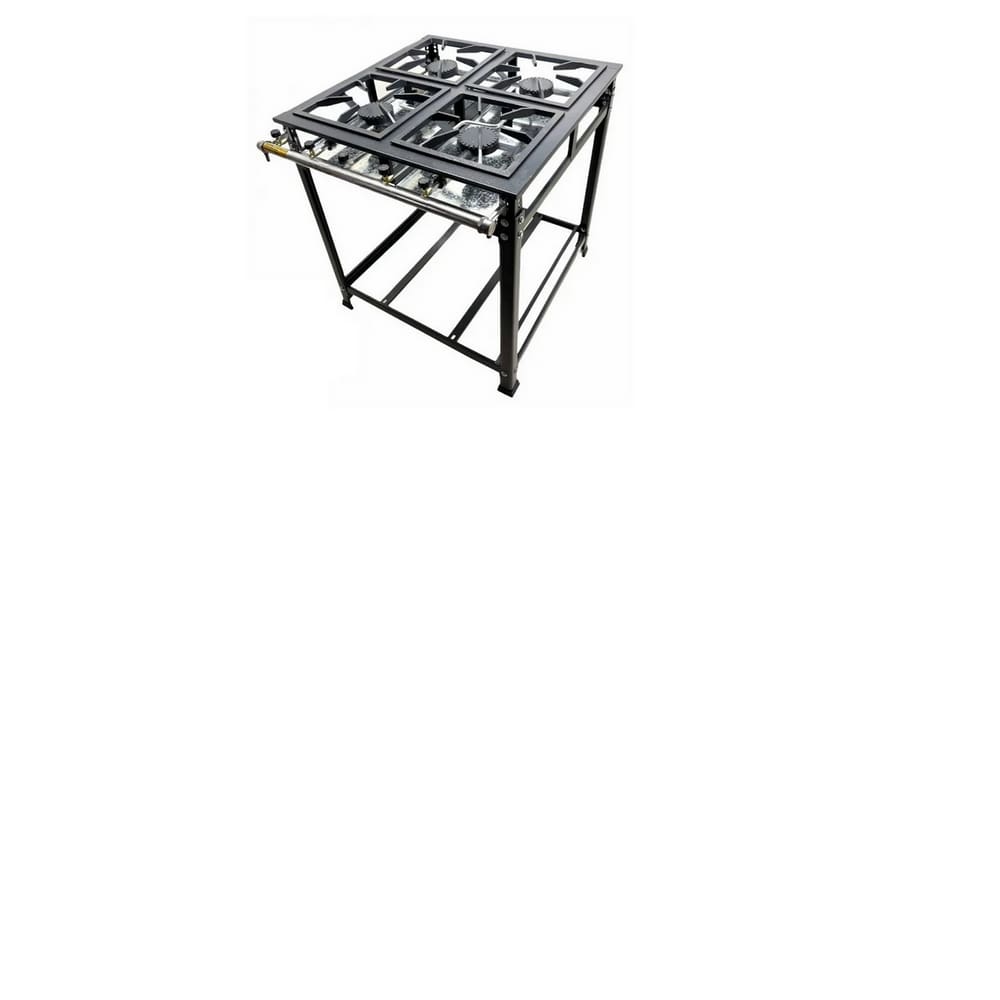 Fogão Industrial 4 Bocas 40x40 AP P8 Leona