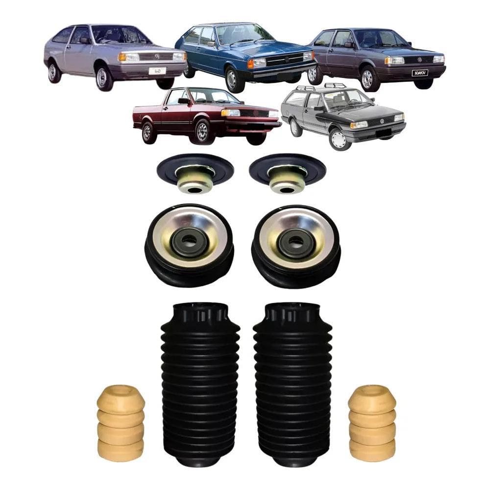 3X Coxim Amortecedor Gol G1 Saveiro Voyage Quadrado 1980 A 1