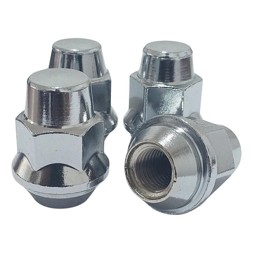 3X Kit 4 Porcas Roda Hyundai Hb20 I30 Tucson Ix35 Cromada
