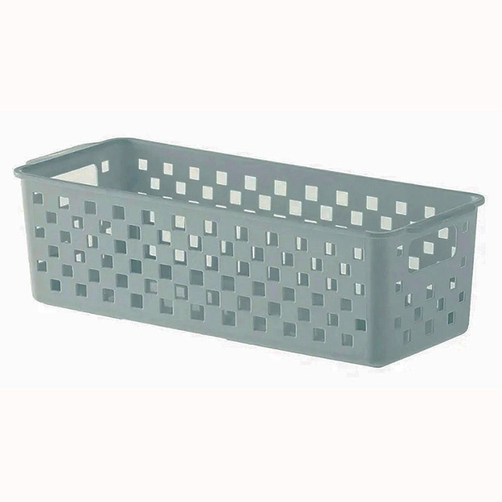 Cesto Organizador Quadratta Grey 9x11,5x29,5cm 3427 - Paramount