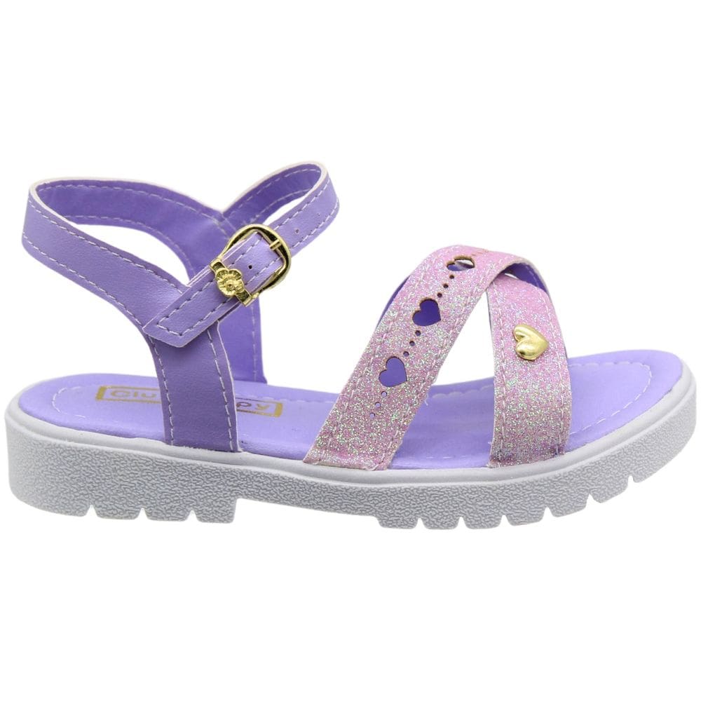 Sandália Infantil Club Happy Fivela Ajustável Menina