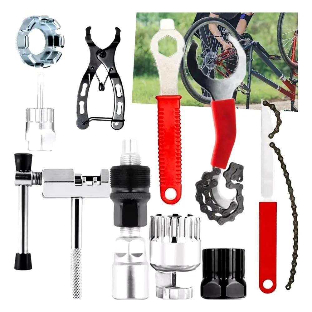 3X Kit Chaves Bike Extrator Pedivela Movimento Central K7 Ra