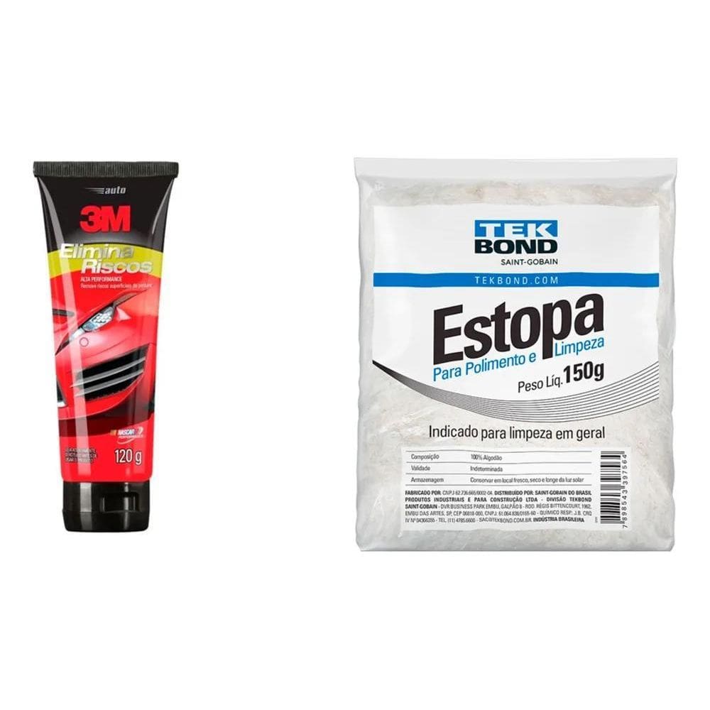 3X Elimina Riscos 3M Alta Performance 120G Com Estopa