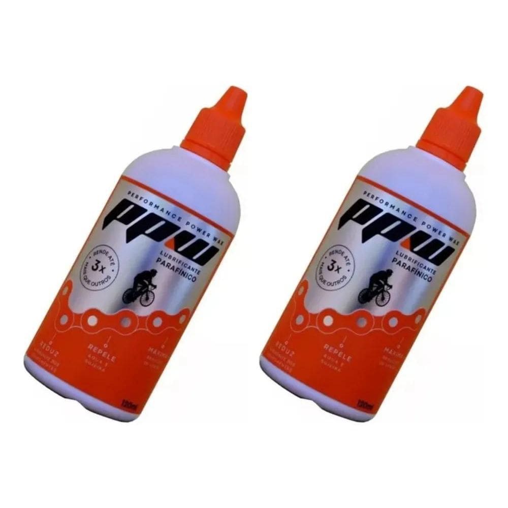 3X 2 Lubrificantes Parafinico Bicicleta Cera Ppw 120Ml