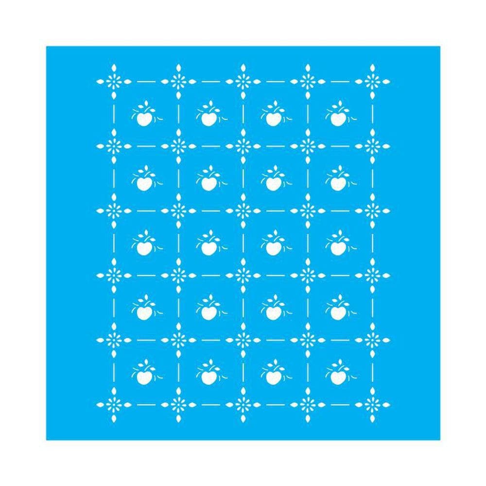 Stencil Tamako Estampa - 30x30cm - Ref D111