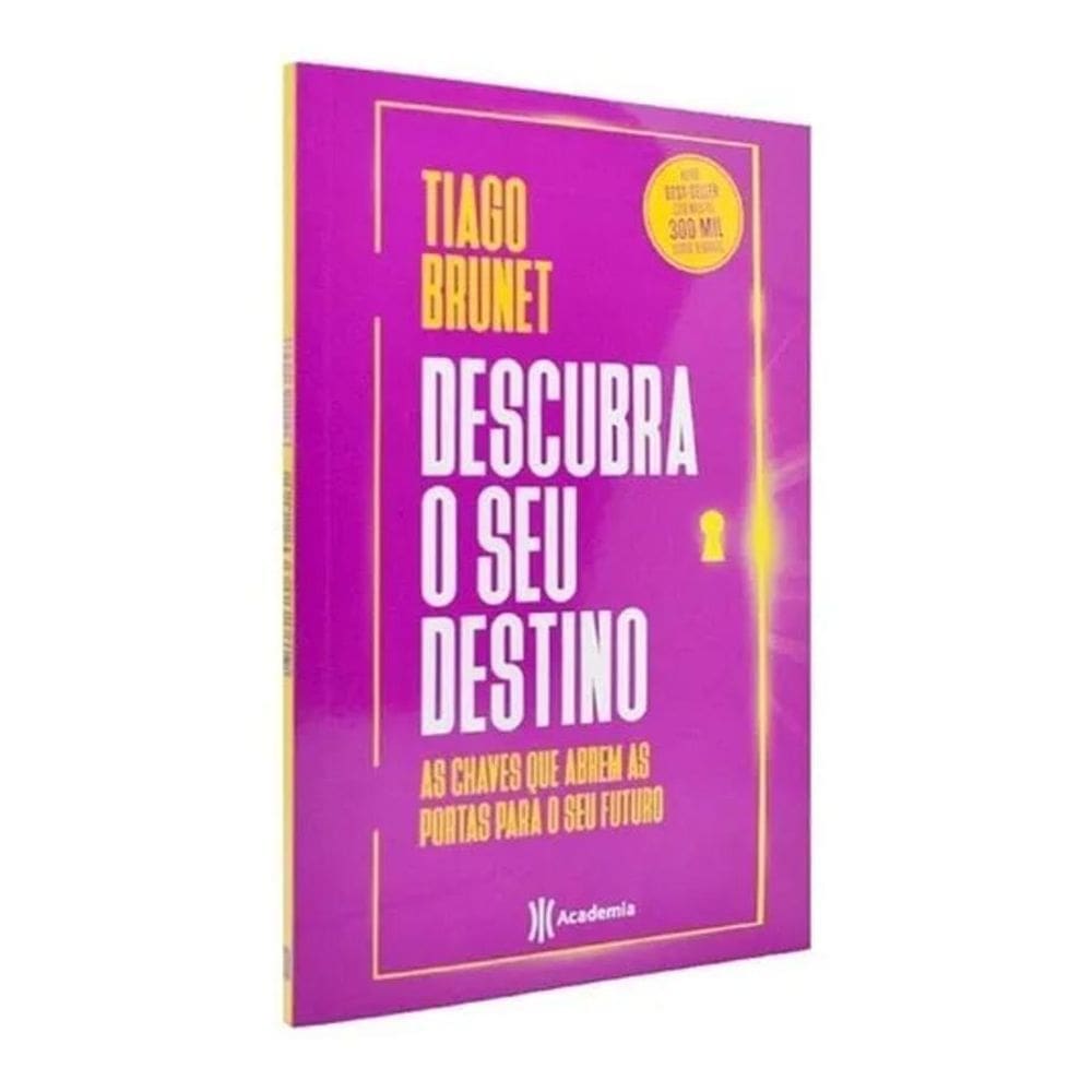 3X Livro Tiago Brunet Descubra O Seu Destino