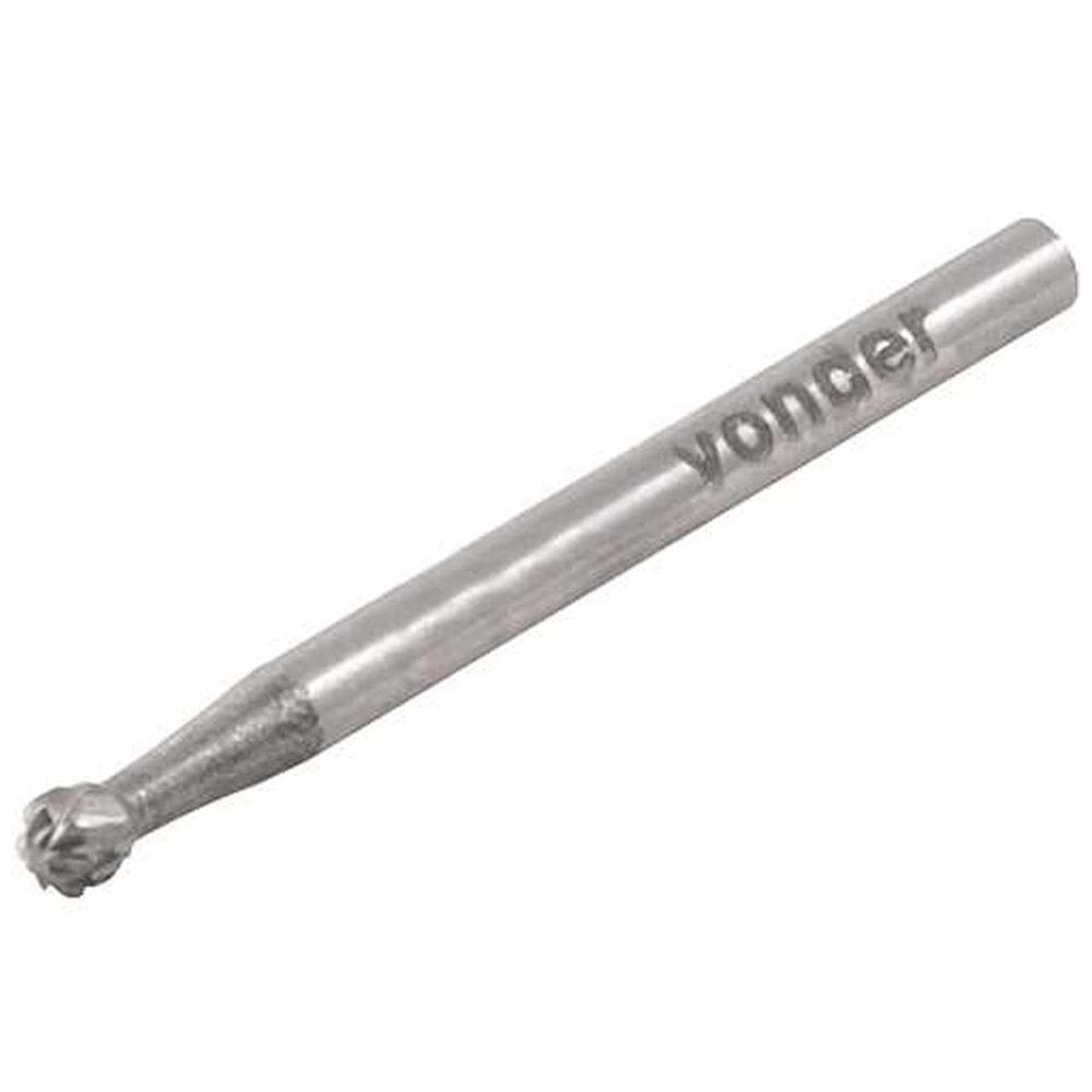 Lima Rotativa Esférica 3Mm Para Micro Retífica Haste 3Mm