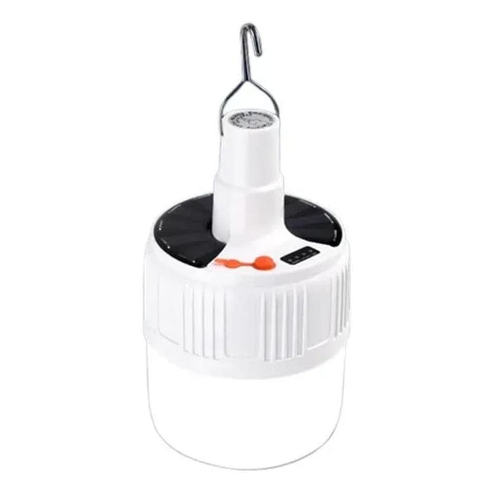 3X Lâmpada Luz Emergência Led Recarregável Usb Solar Portáti