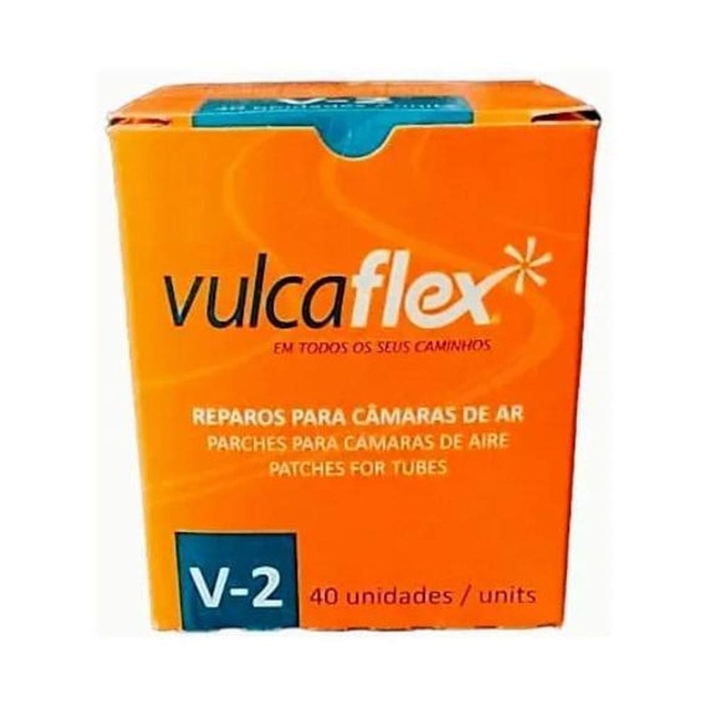 3X Remendo A Frio V-2 - 050Mm - Caixa C/40 Pçs - Vulcaflex