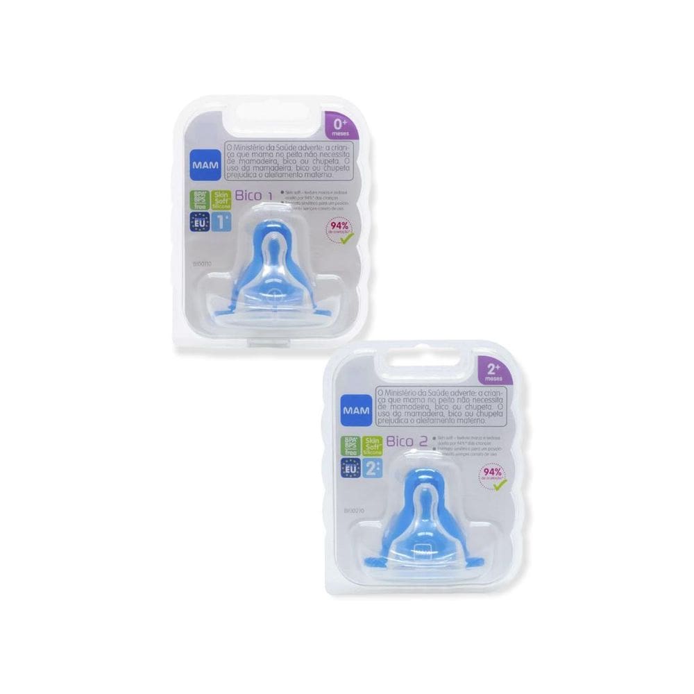 Bico Mamadeira Compativel Todas Mamadeiras Mam Skinsoft