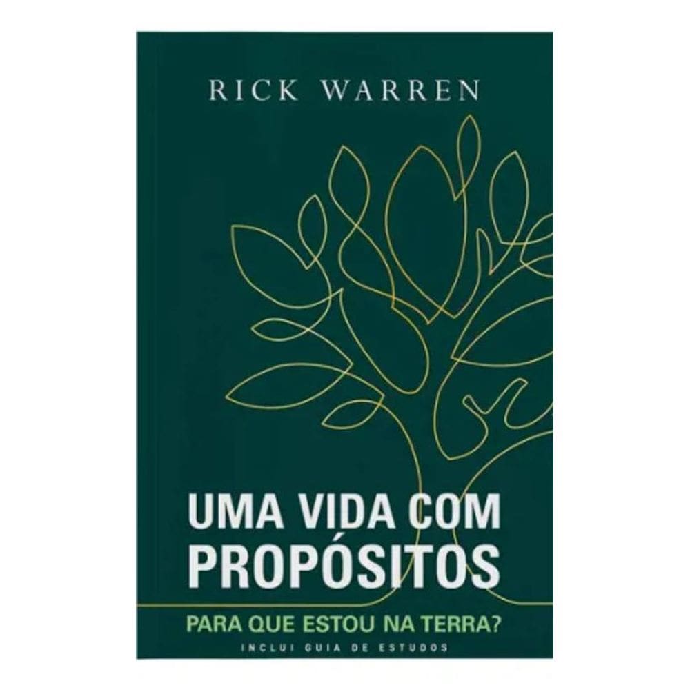 3X Livro Uma Vida Com Propósitos  Rick Warren