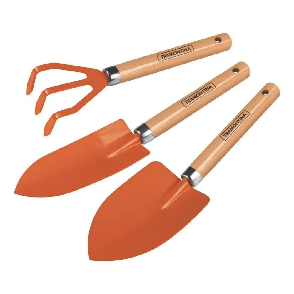 3X Conjunto De Ferramentas De Jardim Tramontina 78102/801 3