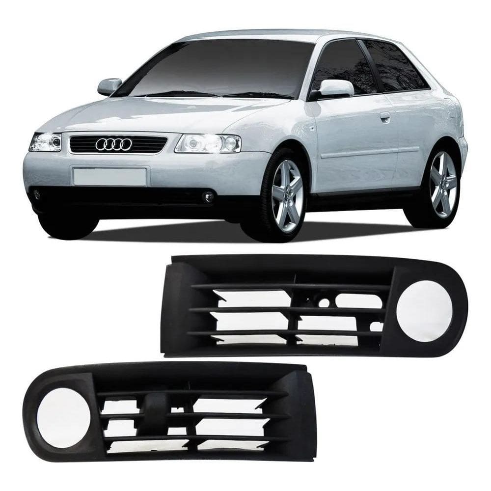 3X Par Grade Moldura Farol Milha Audi A3 2001 02 03 04 05 20