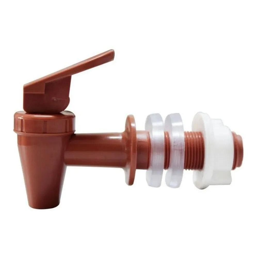 3X Torneira Marrom Filtro De Barro Bebedouro Purificador Agu