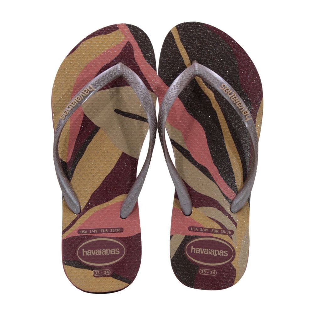 Chinelo Havaianas Slim Palette Glow Amaranto
