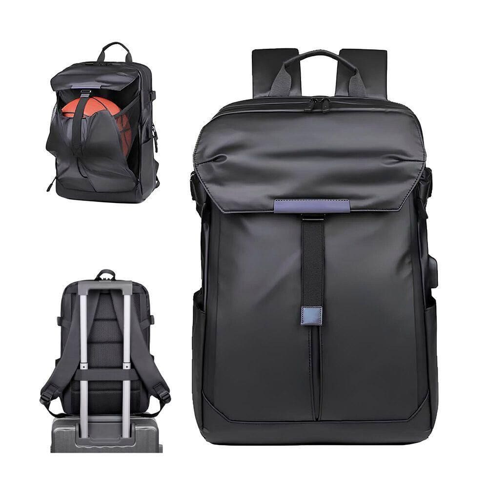 Mochila Executiva Impermeável Para Notebook 19l Com Alças Acolchoadas E Engate Para Mala