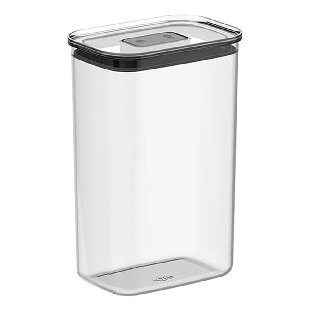 Pote Hermético Retangular 2,3L Duo Lock Natural PHD700NT - Ou