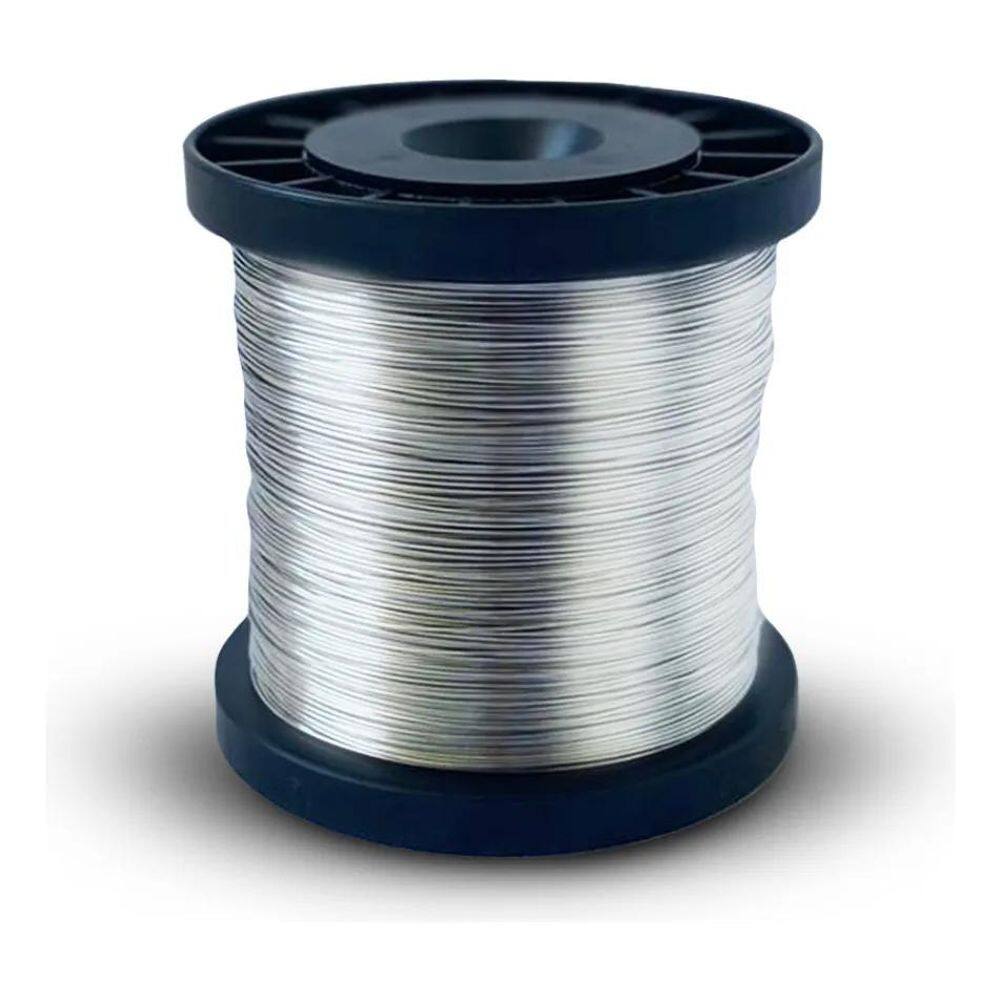 3X Fio De Aço Inox Rolo Arame Cerca Elétrica 0,60Mm 378 Metr