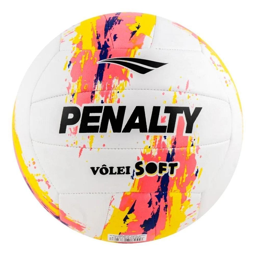 3X Bola De Vôlei Penalty Soft / Cor Rosa
