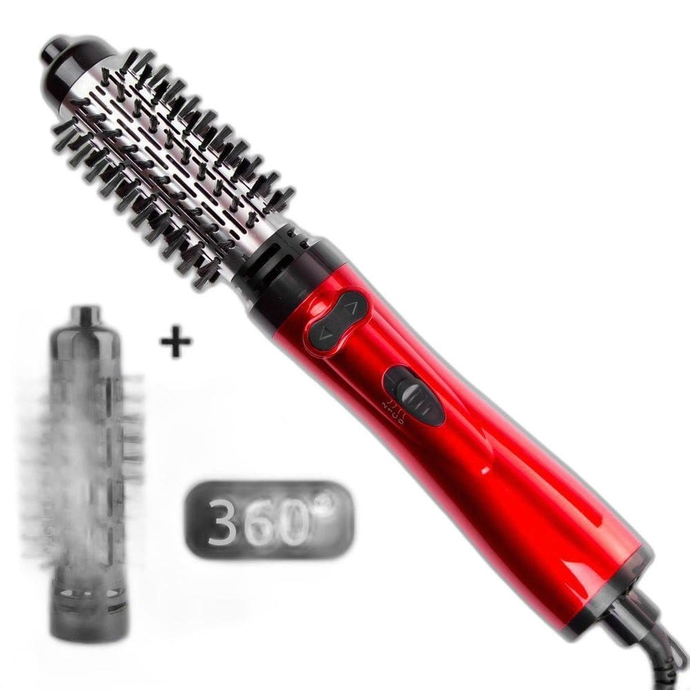 Escova Rotativa 2 Em 1 Seca E Alisa Cabelo Brilhante