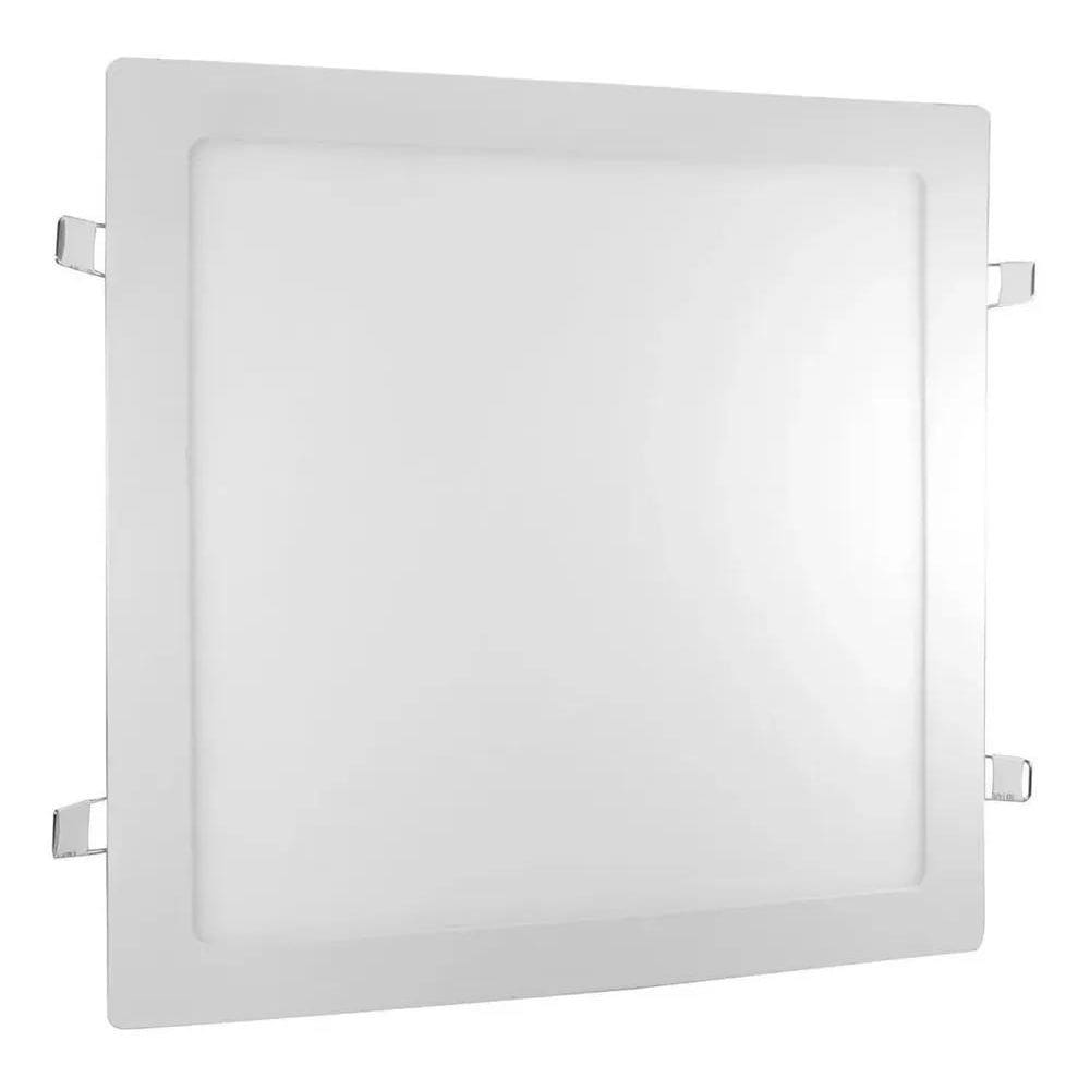 3X Painel Plafon Led Embutir Slim 15X15 12W Quadrado