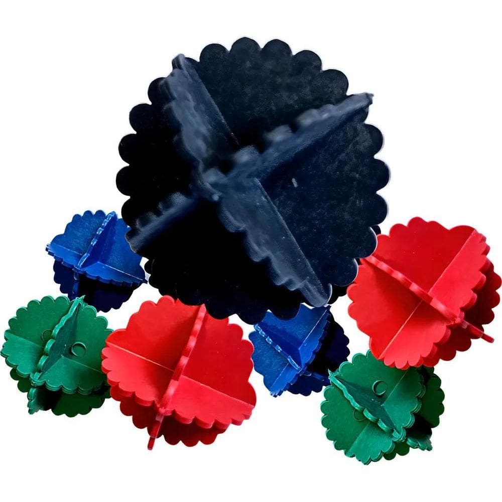 3X Bolinha Mágica Bate Roupa Máquina Lavar Roupas 12